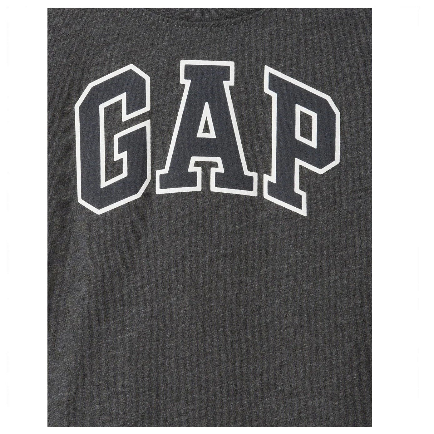 GAP Logo Erkek Bebek Kısa Kol T-shirt Antrasit