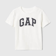 GAP Logo Erkek Bebek Kısa Kol T-shirt Ekru