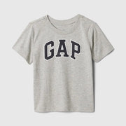 GAP Logo Erkek Bebek Kısa Kol T-shirt Gri