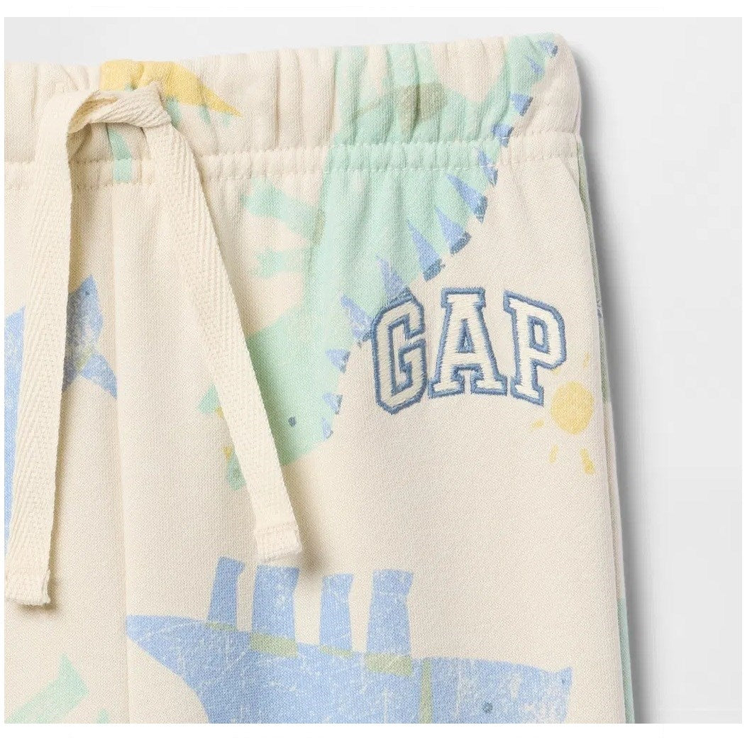 GAP Logo Erkek Bebek Relaxed Pull-On Jogger Eşofman Altı Bej