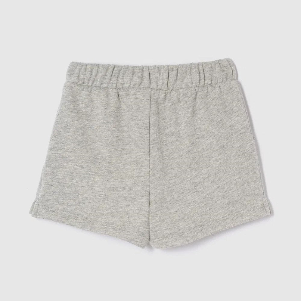GAP Logo Kız Bebek Fransız Havlu Kumaş Pull-On Şort Gri