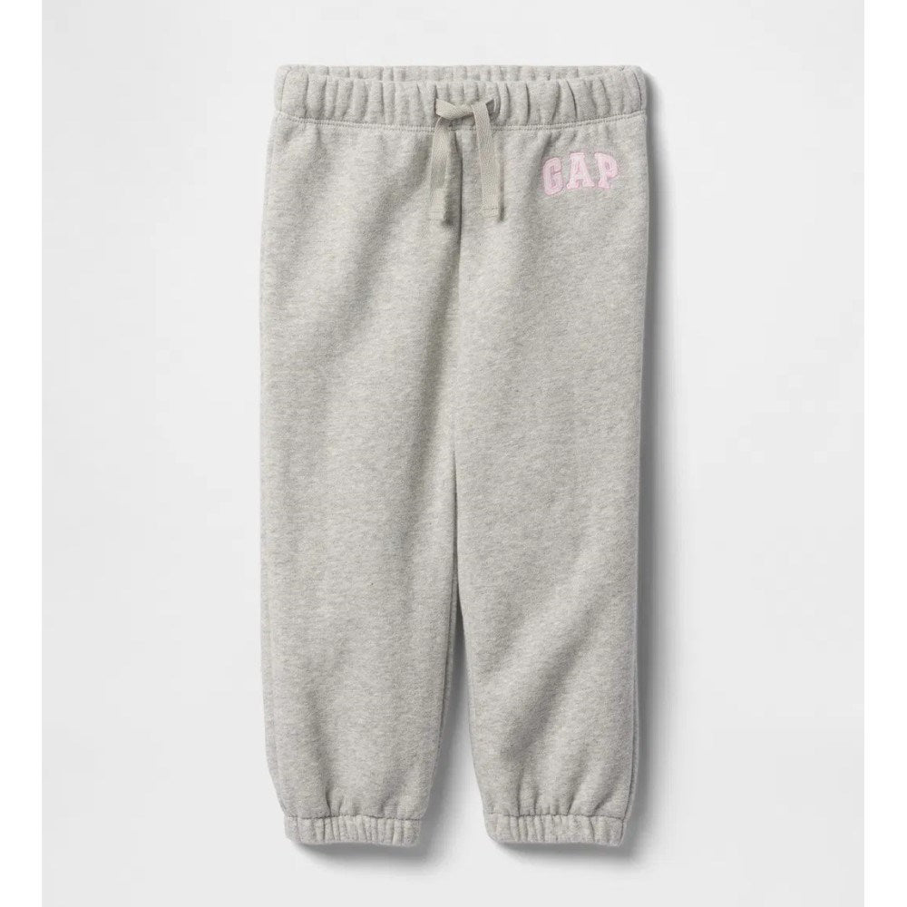 GAP Logo Kız Bebek Pull-On Jogger Eşofman Altı Gri