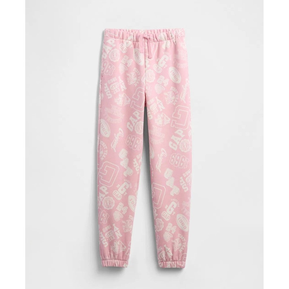 GAP Logo Kız Çocuk Relaxed  Eşofman Altı Pembe