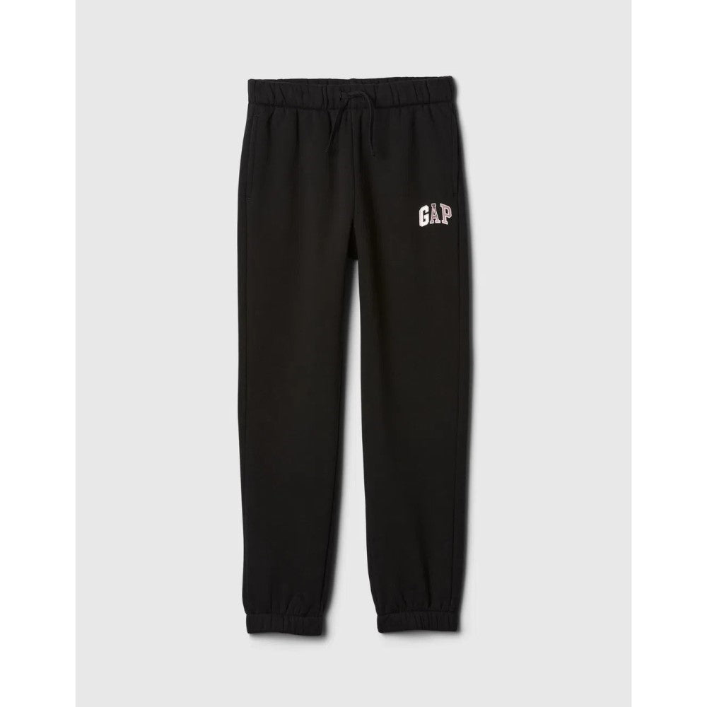 GAP Logo Kız Çocuk Relaxed  Eşofman Altı Siyah