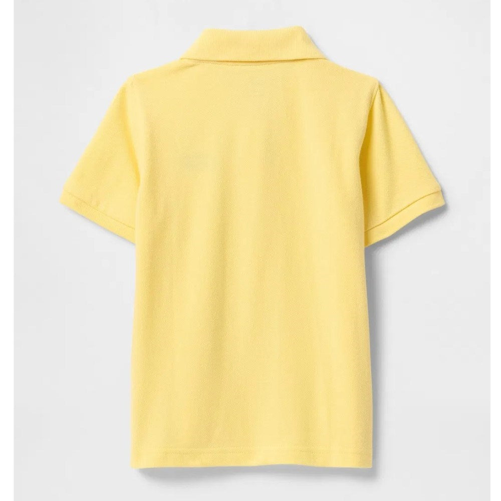 GAP Logolu Erkek Bebek Polo Yaka Kısa Kol T-shirt Sarı