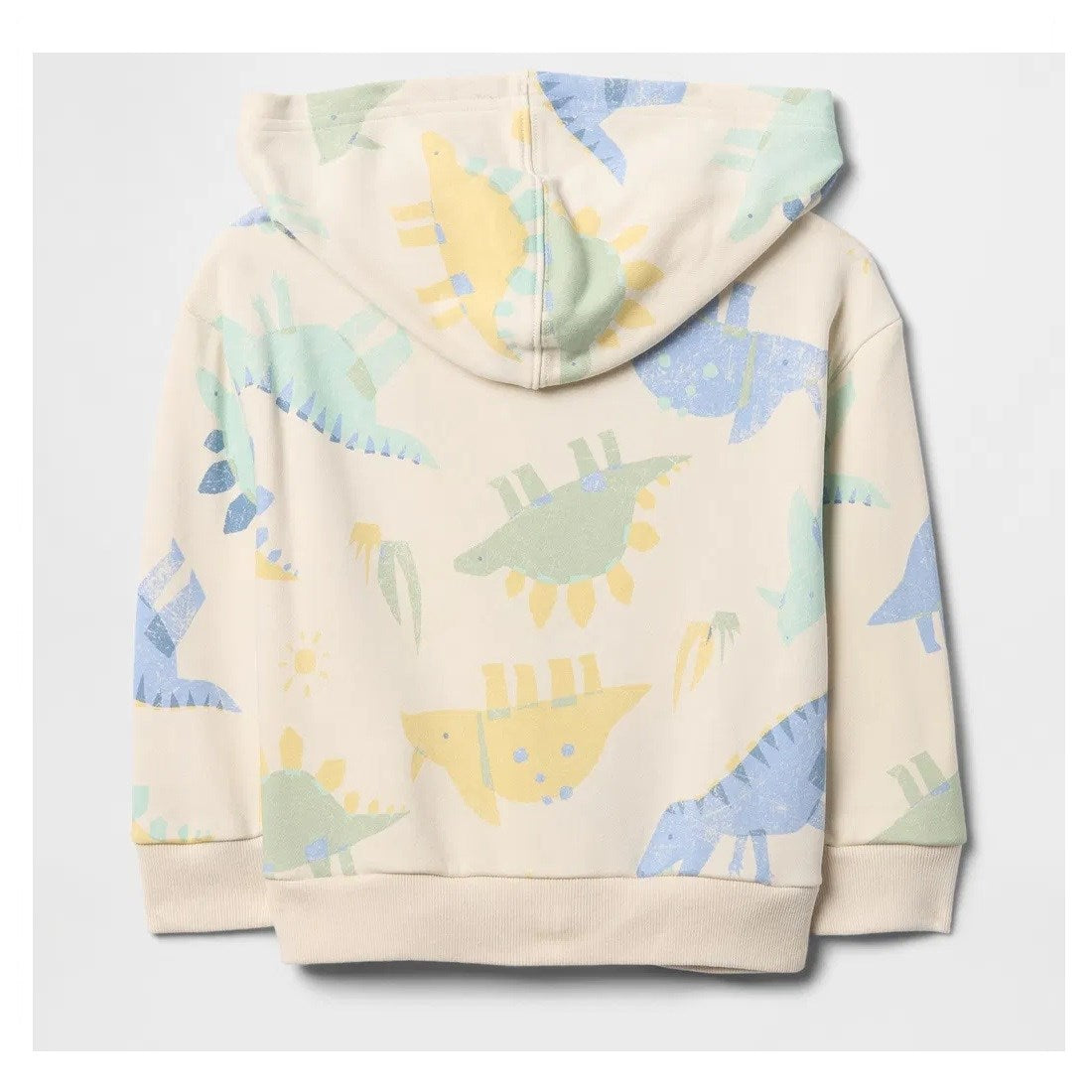 GAP Logolu Erkek Bebek Relaxed Fermuarlı Havlu Kumaş S-Shirt Ceket Bej