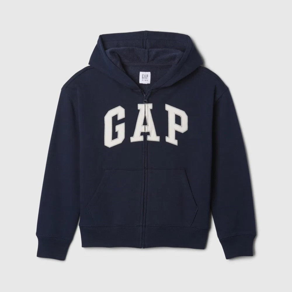 GAP Logolu Erkek Çocuk Fermuarlı S-shirt Ceket Lacivert