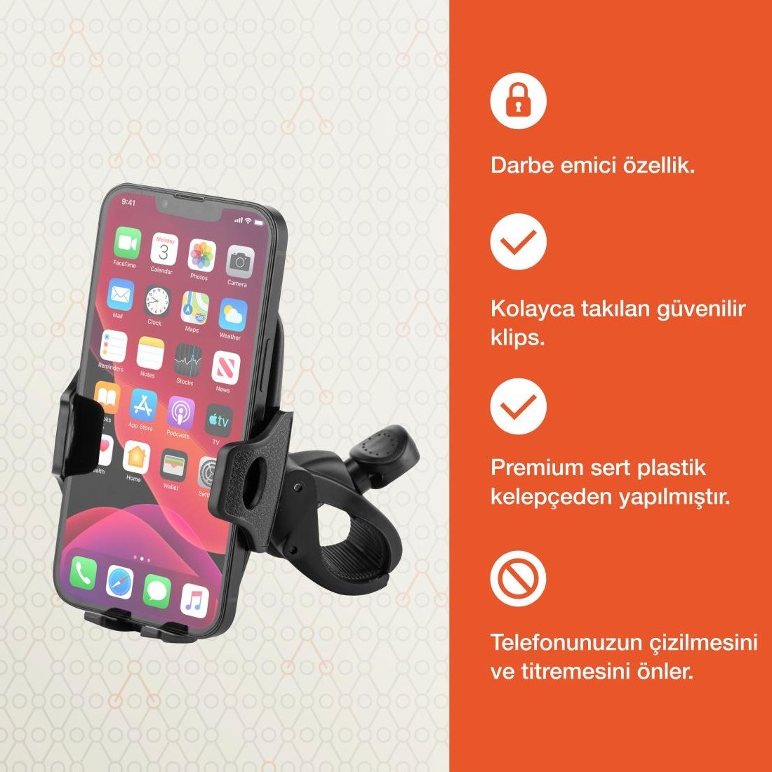 Gezenbebe Bebek Arabası Telefon Tutucu