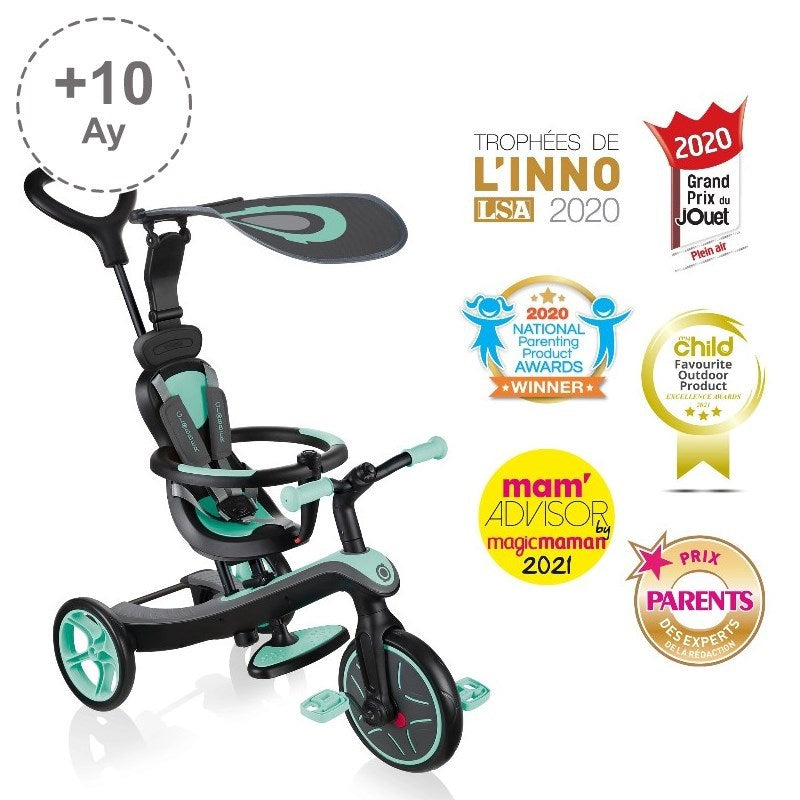 Globber Bisiklet Explorer 4 in 1 Mint Yeşili 10 Ay +