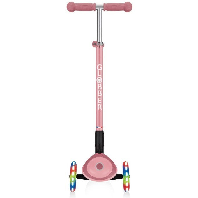 Globber Primo Plus Katlanabilir Işıklı Scooter - Pastel Pembe