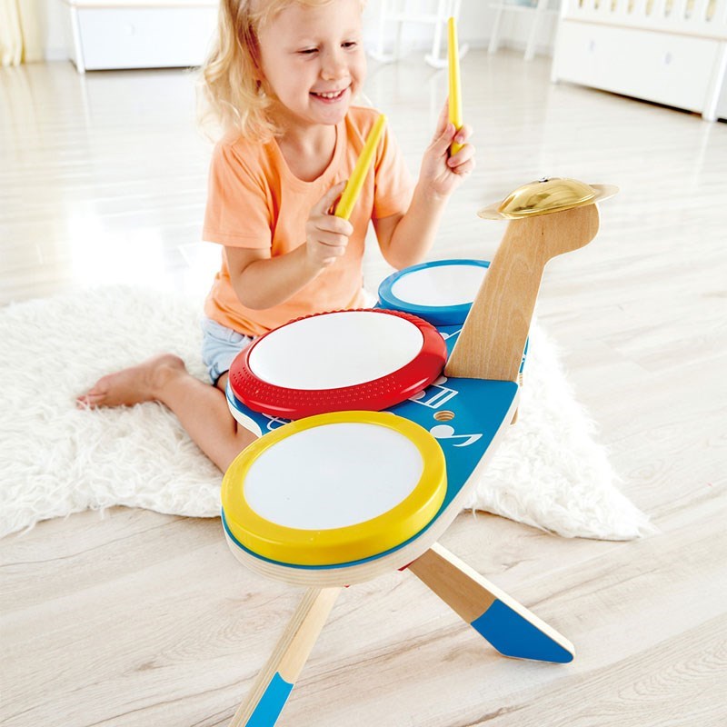 Hape Drum And Cymbal Oyuncak Davul Seti