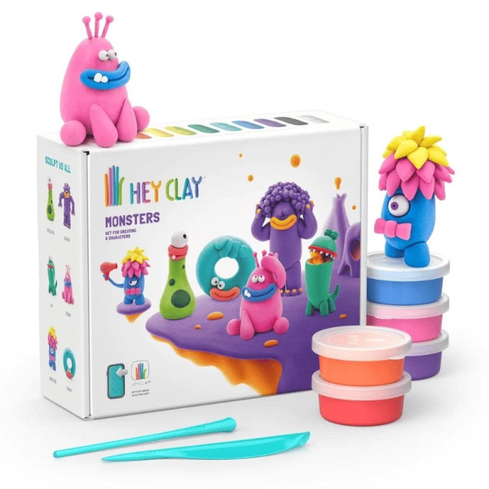 Hey Clay Yaratıcı Kil Seti - Monsters