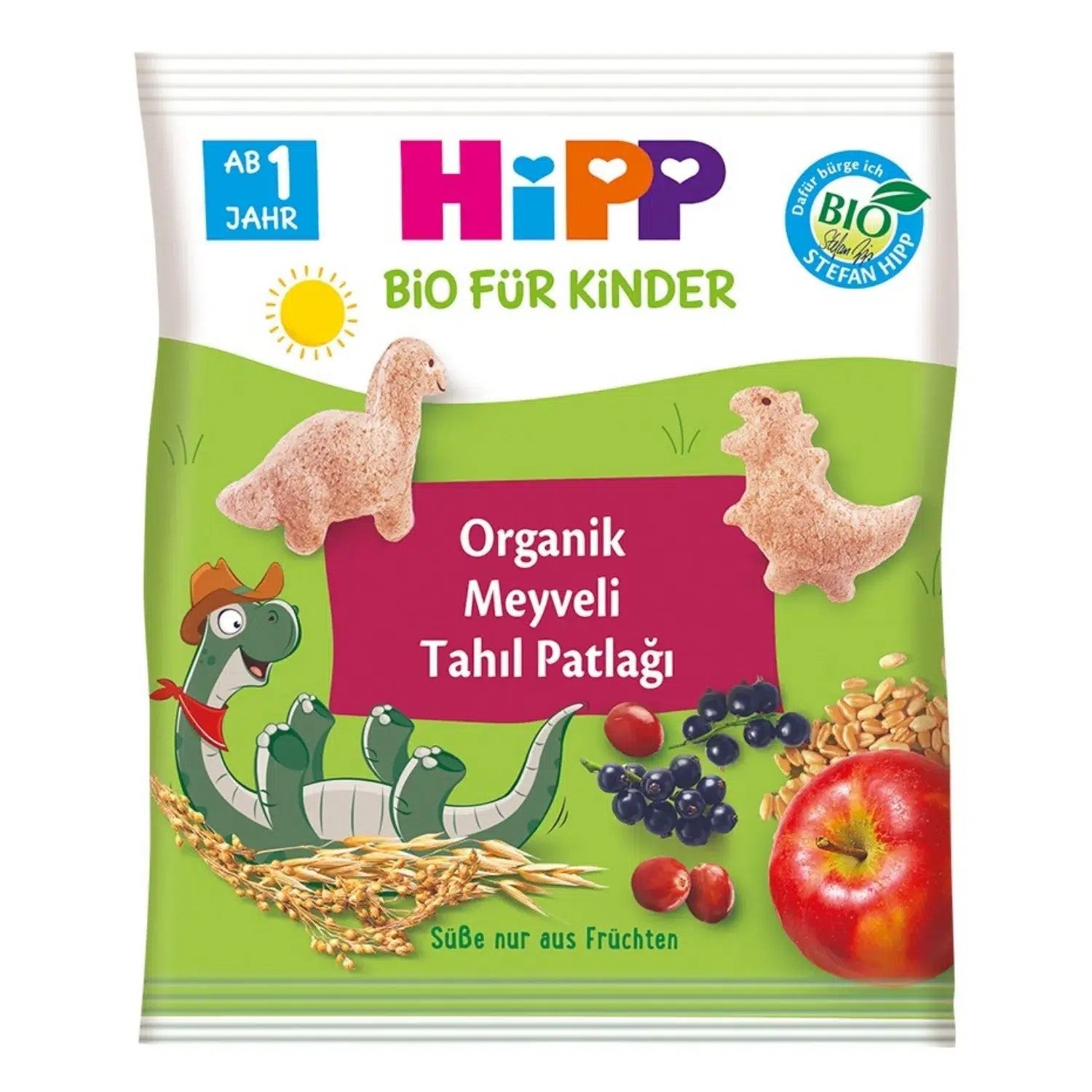Hipp Organik Meyveli Tahıl Patlağı 30 gr STD