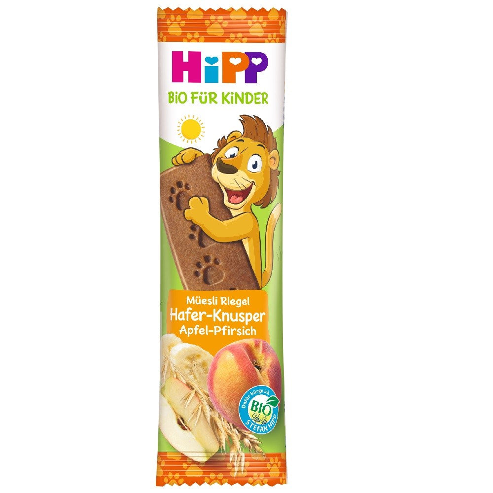 Hipp Organik Şeftali ve Elmalı Meyve Barı 20 gr STD