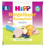 Hipp Organik Yaban Mersinli Pirinçli Bebek Gofreti STD
