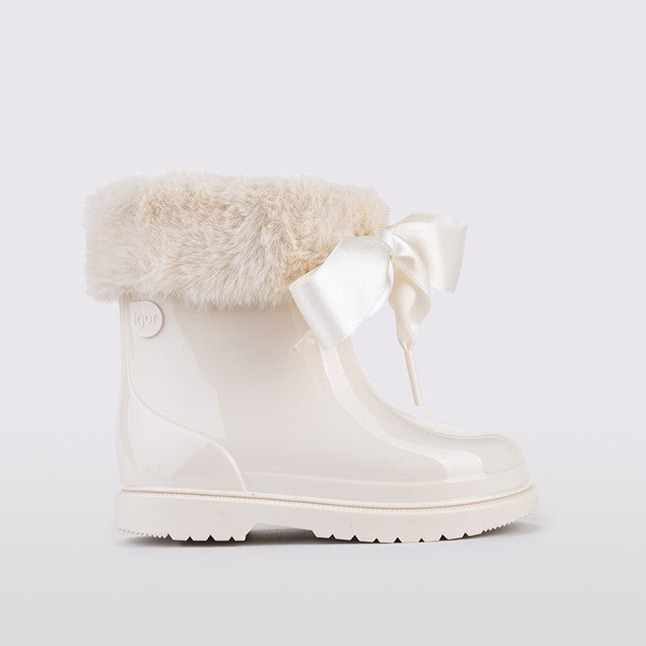 Igor Çocuk Yağmur Botu Bimbi Soft Nacar Krem