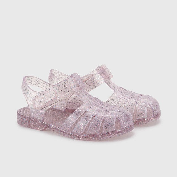 igor Yazlık Çocuk Sandaleti Clasica Cristal Multi Glitter Pembe
