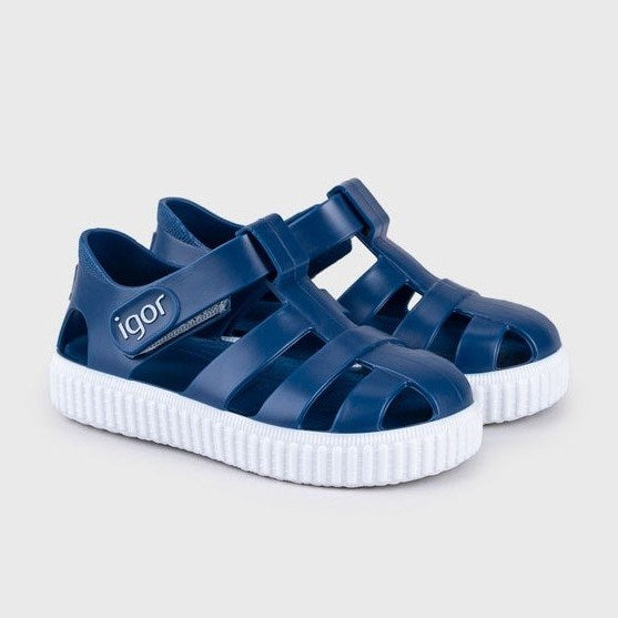 İgor Yazlık Çocuk Sandaleti Nico Marino Navy Lacivert