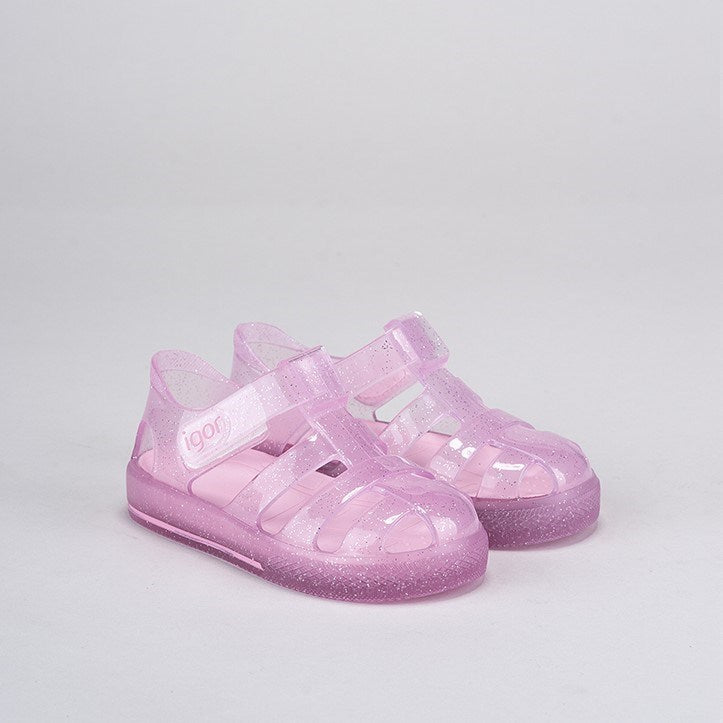 İgor Yazlık Çocuk Sandaleti Star Glitte - Cr Pink Pembe