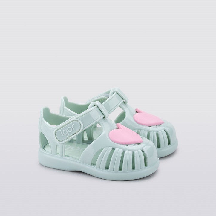 İgor Yazlık Çocuk Sandaleti Tobby Gloss Love - Mint Mint