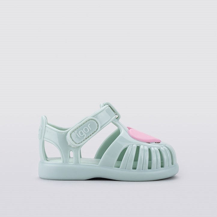 İgor Yazlık Çocuk Sandaleti Tobby Gloss Love - Mint Mint