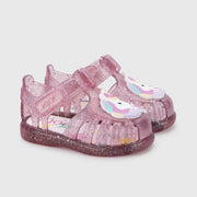 igor Yazlık Çocuk Sandaleti Tobby Multi Glitter- Unicorn Fuşya