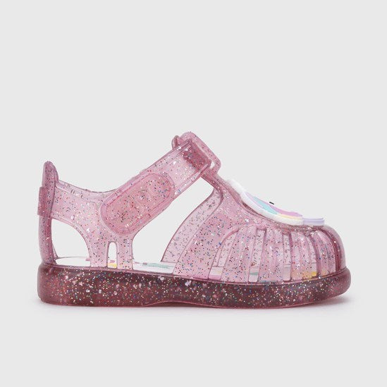 igor Yazlık Çocuk Sandaleti Tobby Multi Glitter- Unicorn Fuşya