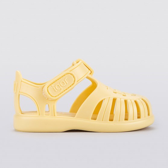 igor Yazlık Çocuk Sandaleti Tobby Solid Vanilla Sarı
