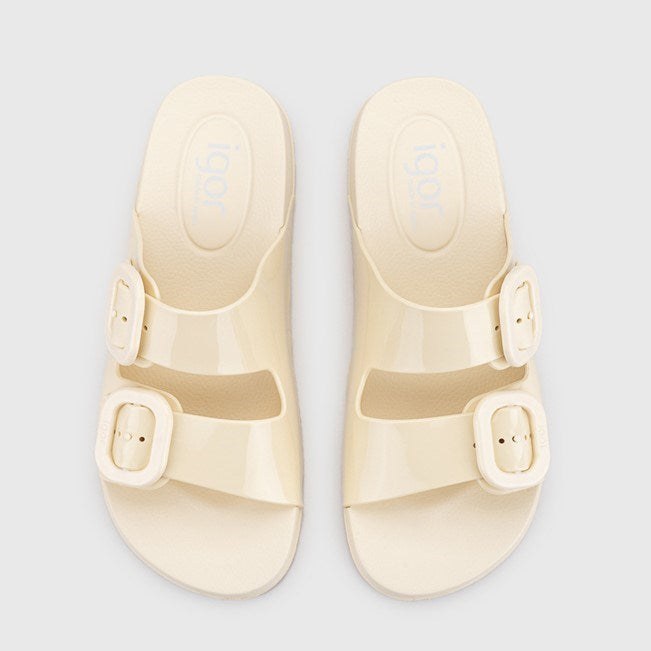 İgor Yazlık Kadın Terlik Habana - Ivory Krem