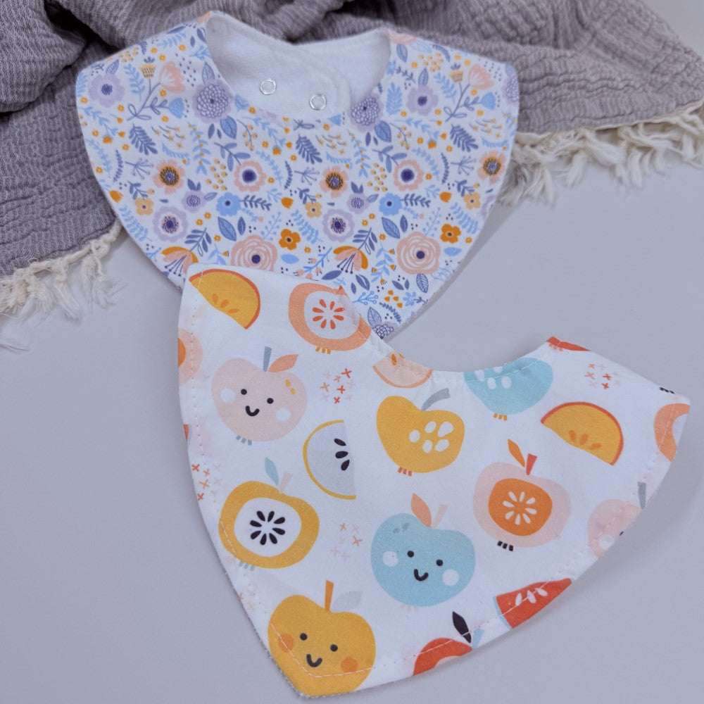 Le Petit Dodo Daisy ve Apple Su Geçirmez Mama Önlüğü