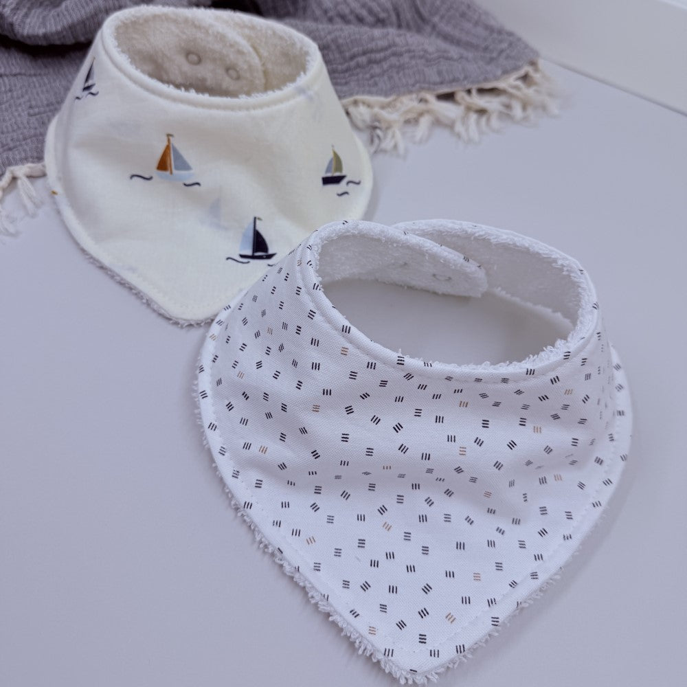 Le Petit Dodo Sailor ve Nilo Bebek Salya Önlüğü