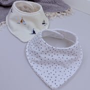 Le Petit Dodo Sailor ve Nilo Bebek Salya Önlüğü