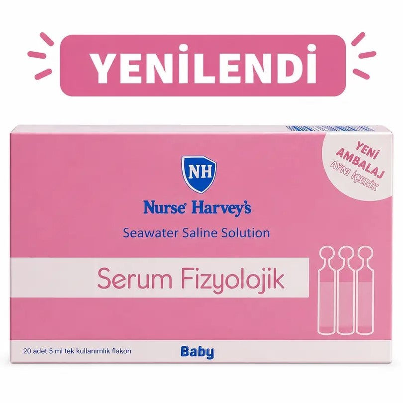 Nurse Harvey's Serum Fizyolojik (5 ML X 20 FLAKON) STD