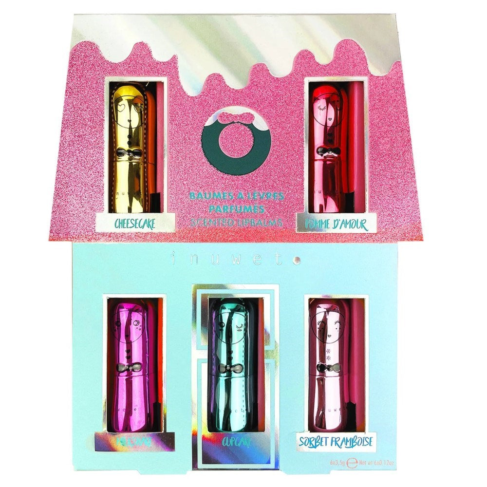 Inuwet Dudak Koruyucu Metal 5'li Lip Balm Seti