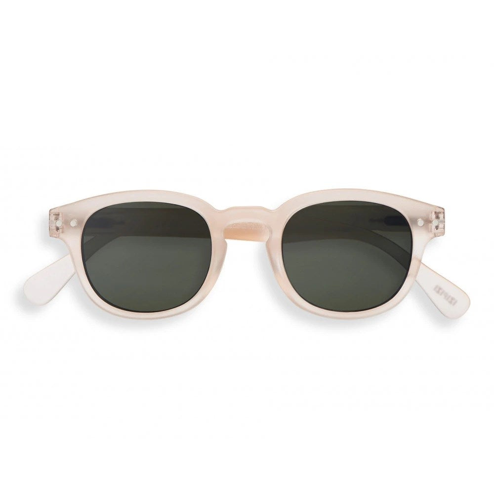 Izipizi Junior Güneş Gözlüğü - SunC Rose Quartz Silver Mirror Mineral Green Lenses ( 5-10 Yaş )