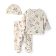 Carter's Kız Bebek 3'lü Set Ekru