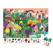 Janod 24 Parça Çantalı Puzzle - Masal