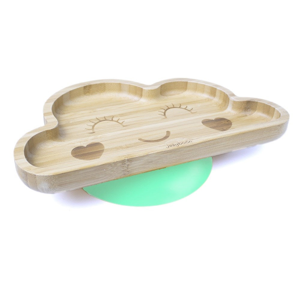 Jellyboon Bambu Bulut Vakumlu Tabak - Yeşil