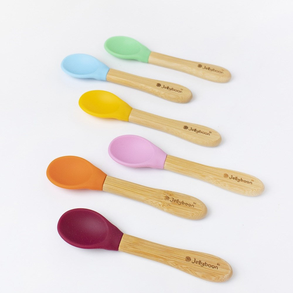 Jellyboon Bambu Silikon Kaşık 6' Paket