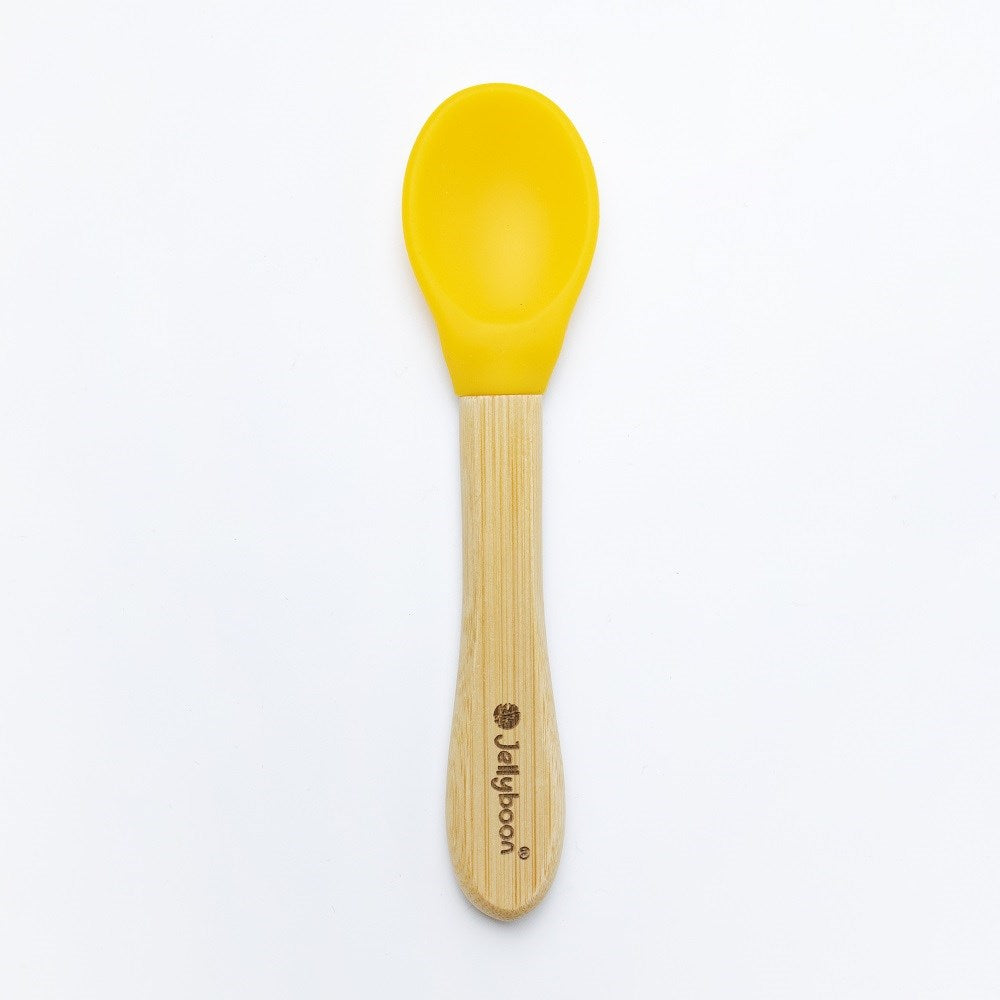 Jellyboon Bambu Silikon Kaşık - Sarı