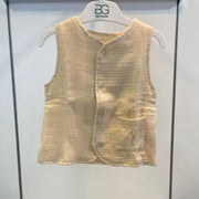 Joys Polo Bebek Müslin Yelek Bej