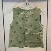 Joys Polo Bebek Müslin Yelek Yeşil