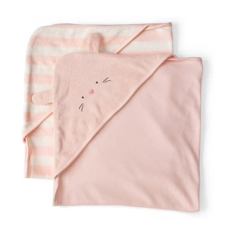 Carter's Kız Bebek Banyo Havlu 2'li Set Pembe