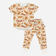 Kidzee Kısa Kollu Pijama Takımı 0.5 TOG Leo Pj-Zee Bej