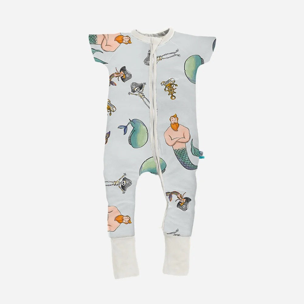 Kidzee Patikli Uyku Tulumu 0.5 Tog  Mermaid Zee-Suit Açık Mavi