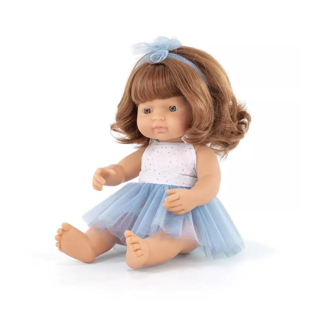 Miniland Kızıl Saçlı Kız Bebek 38 cm