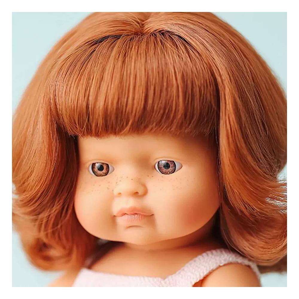 Miniland Kızıl Saçlı Kız Bebek 38 cm