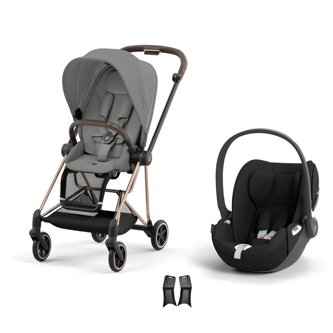 Cybex Mios Travel Sistem | Rosegold Mirage Grey & Cloud T Sephia Black