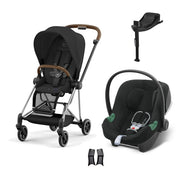 Cybex Mios Travel Sistem | Chrome Brown Sephia Black & Aton B2 Bazalı Volcano Black
