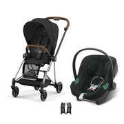 Cybex Mios Travel Sistem | Chrome Brown Sephia Black & Aton Volcano Black